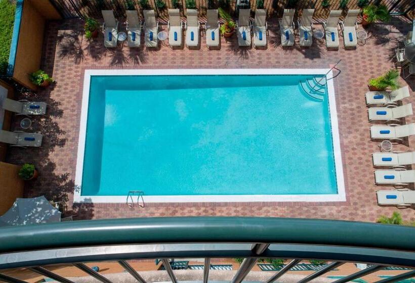 标准间带双人床, Marriott Savannah Riverfront