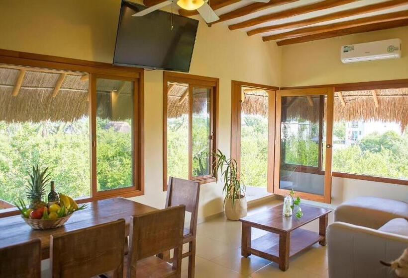 침실 1개 바다 전망 아파트, Holbox Deluxe Apartments