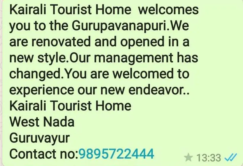 スタンダードトリプルルーム, Kairali Tourist Home