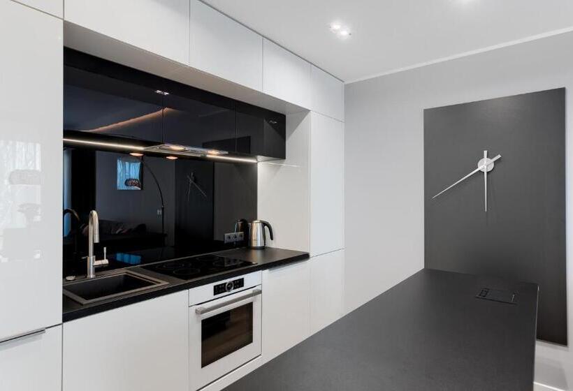 侧面带海景及1个卧室的复式公寓, Dune Resort Mielno   C