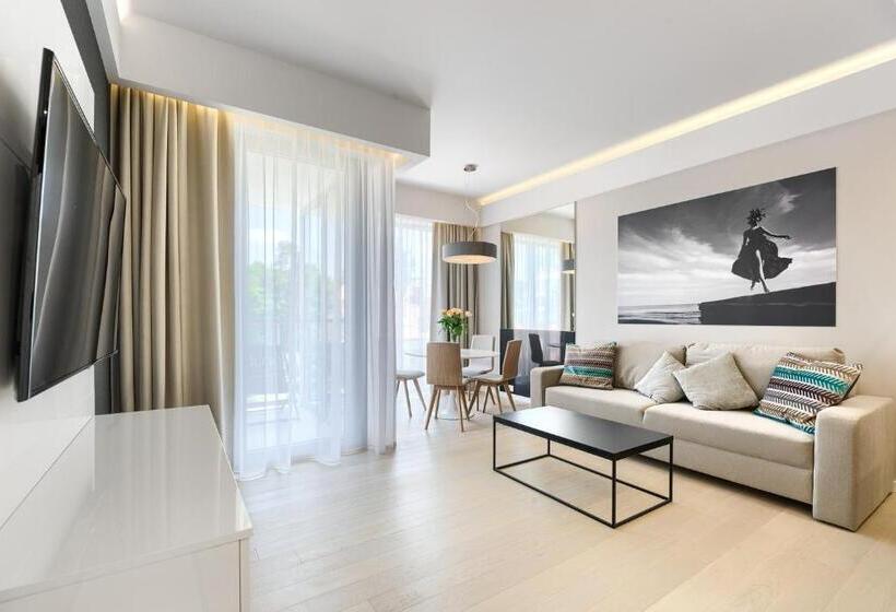 带1个卧室的豪华公寓, Dune Resort Mielno   C