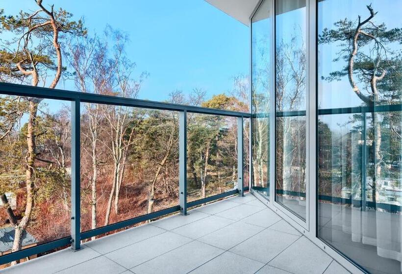 侧面带海景及1个卧室的复式公寓, Dune Resort Mielno   C