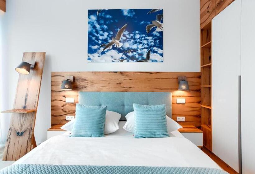 侧面带海景及1个卧室的复式公寓, Dune Resort Mielno   C