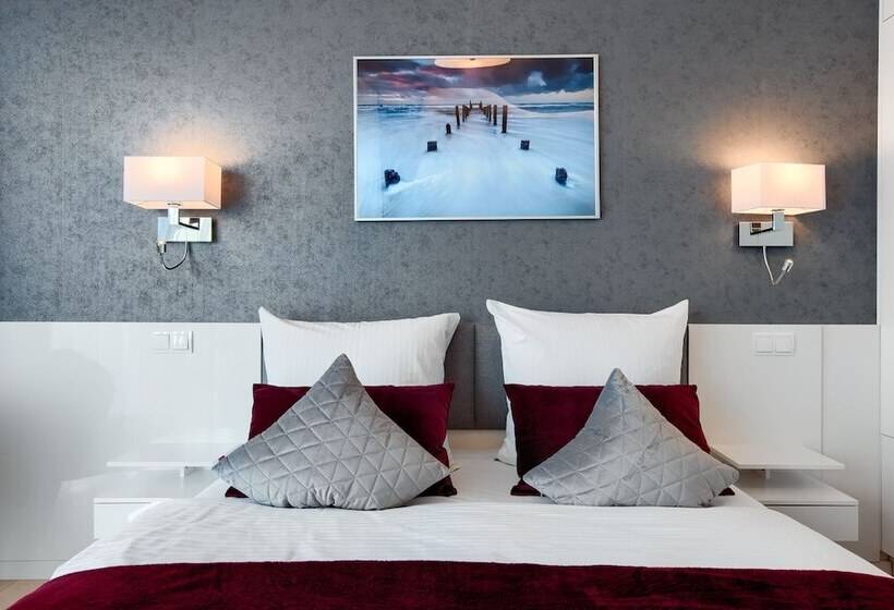 侧面带海景及1个卧室的复式公寓, Dune Resort Mielno   C