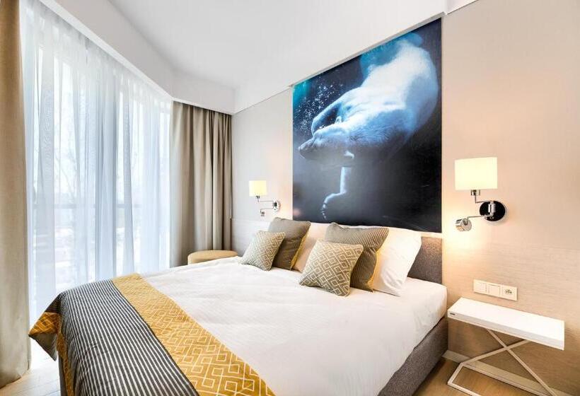 带海景及1个卧室的复式公寓, Dune Resort Mielno   C