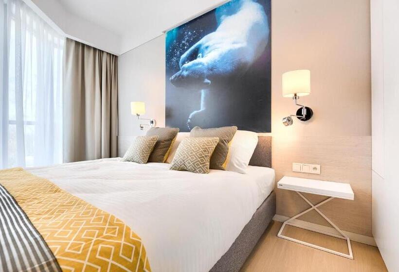 带海景及1个卧室的复式公寓, Dune Resort Mielno   C