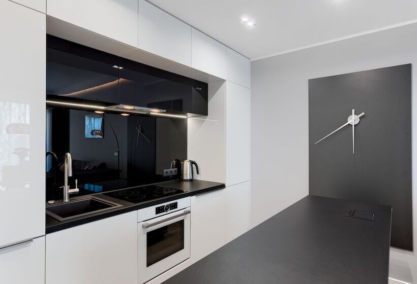 侧面带海景及1个卧室的复式公寓, Dune Resort Mielno   C