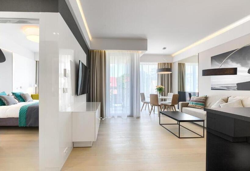 带1个卧室的豪华公寓, Dune Resort Mielno   C