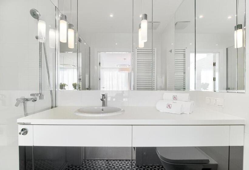 侧面带海景及1个卧室的复式公寓, Dune Resort Mielno   C