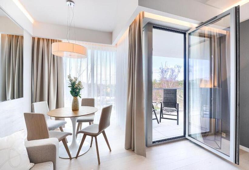 带海景及1个卧室的复式公寓, Dune Resort Mielno   C