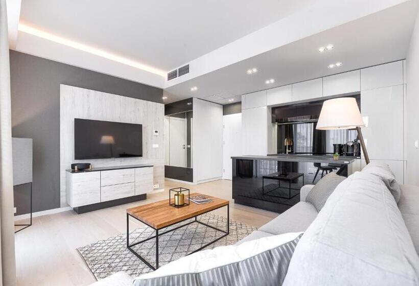 带海景及1个卧室的复式公寓, Dune Resort Mielno   C