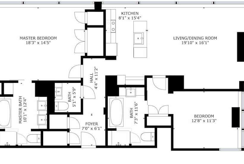 디럭스 스위트, Secret Suites At Vdara