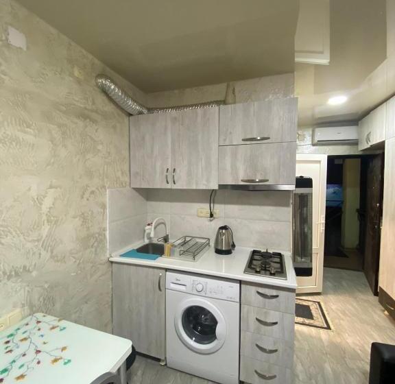 استودیو استاندارد با بالکن, уютная студия Maksim