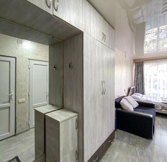 استودیو استاندارد با بالکن, уютная студия Maksim