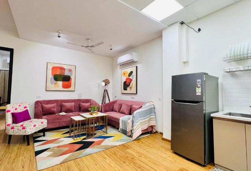 Apartamento 3 Dormitórios, Olive Service Apartments City Centre Noida