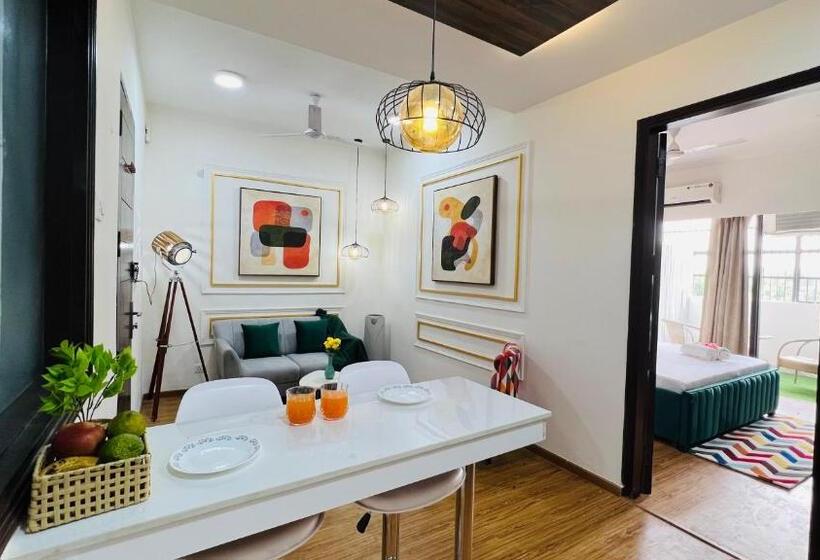Apartamento Superior 1 Dormitório, Olive Service Apartments City Centre Noida