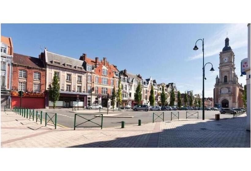 스탠다드 룸 킹사이즈 침대, Appart'hôtel Et Chambres Lens