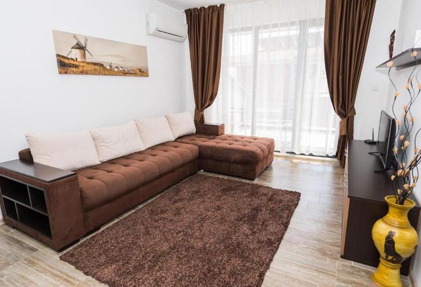 Апартаменты 1 Спальня с Балконом, Polina Beach