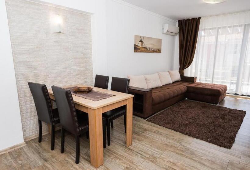 Апартаменты 1 Спальня с Балконом, Polina Beach