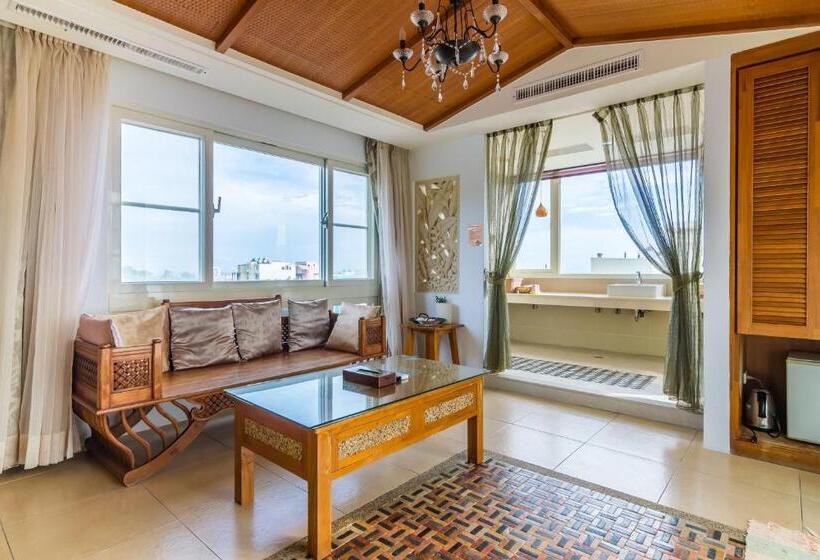 اتاق لوکس با چشمانداز دریا, Kenting Shen's Homestay