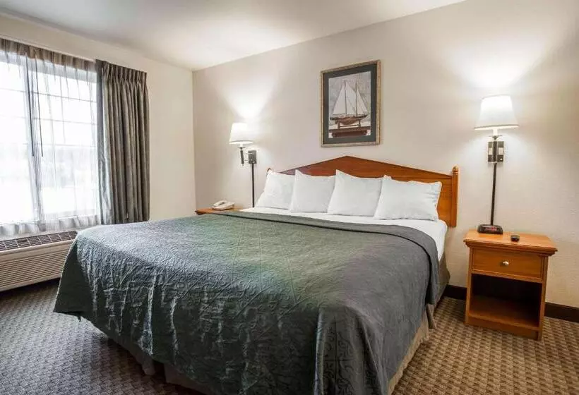 キングサイズベッドのスタンダードルーム, Quality Inn & Suites Federal Way  Seattle