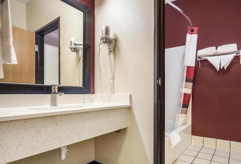 带大床的高级房间, Red Roof Inn St Louis  Troy, Il