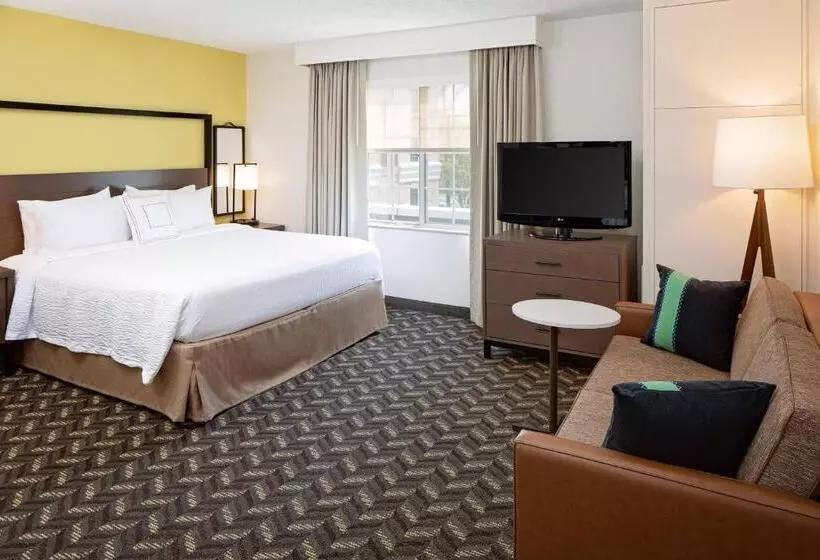 キングサイドベッドのスタンダードワンルーム, Residence Inn By Marriott Tysons