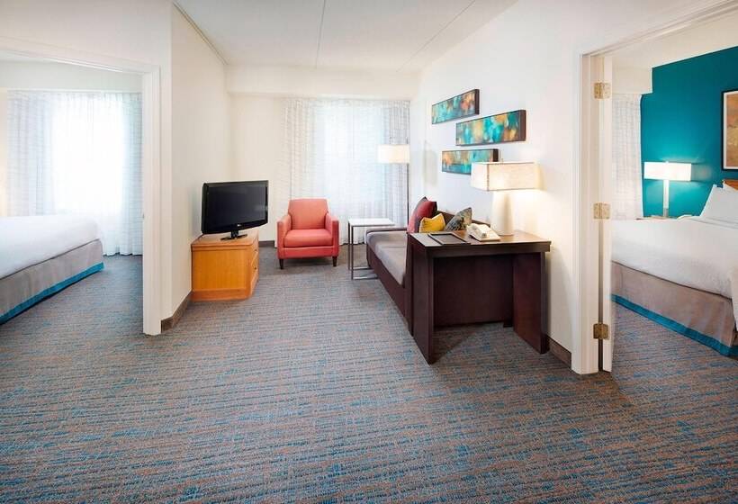 침실 2개 스위트, Residence Inn Saddle River