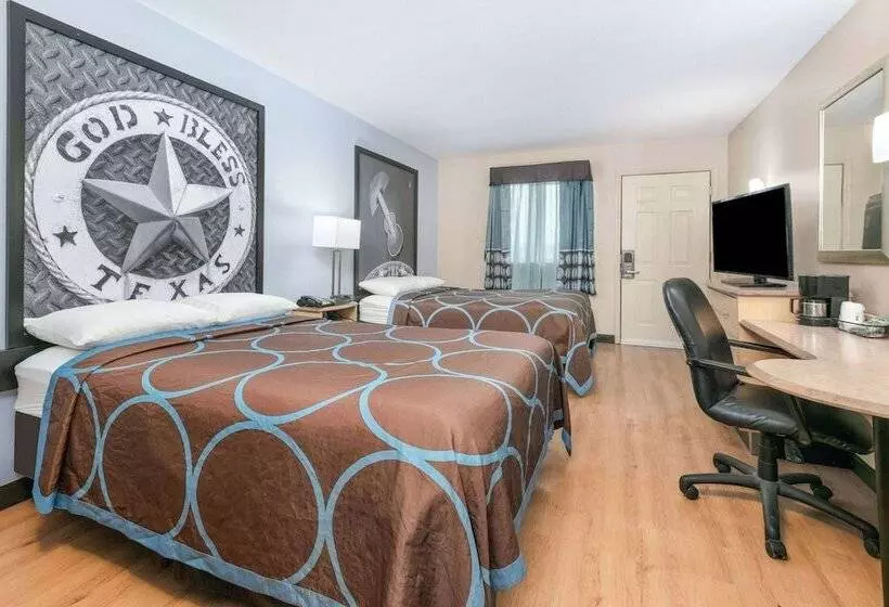 ２ダブルベッドのスタンダードルーム, Super 8 By Wyndham New Braunfels I35