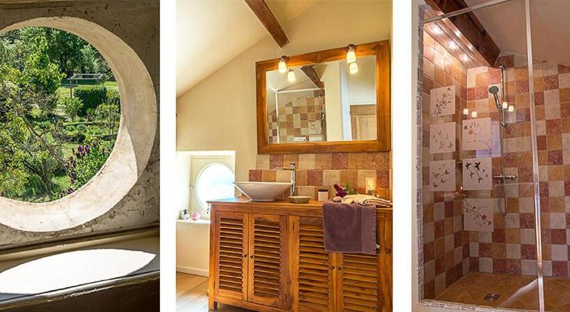 스탠다드 룸 가든 전망, Hameau D Hôtes La Roseraie Drôme