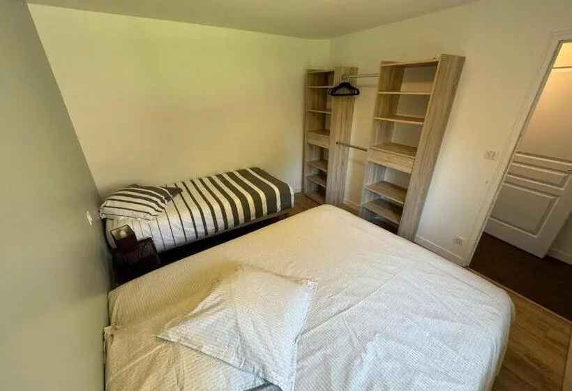 庭の見えるスタンダードトリプルルーム, La Maison De Benjamin