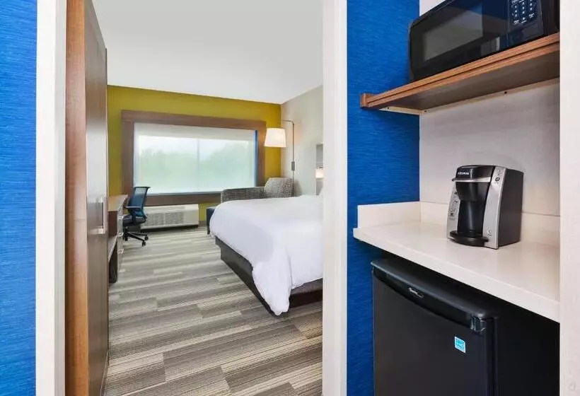 キングサイズベッドのスタンダードルーム, Holiday Inn Express & Suites   Milan   Sandusky Area, An Ihg