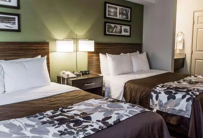 اتاق استاندارد با 2 تخت دوبل, Sleep Inn Richmond North