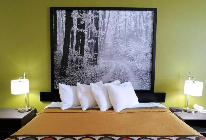 キングサイズベッドのスイートルーム, Super 8 By Wyndham Big Rapids