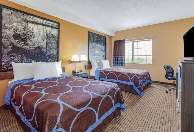 חדר סטנדרט שתי מיטות זוגיות, Super 8 By Wyndham Fort Dodge Ia
