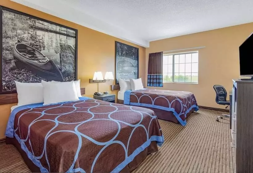 اتاق استاندارد با 2 تخت دوبل, Super 8 By Wyndham Fort Dodge Ia