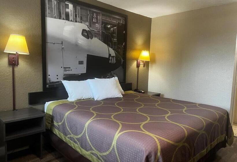 اتاق استاندارد با تخت بزرگ برای معلولان, Super 8 By Wyndham La Marque Tx/texas City Area