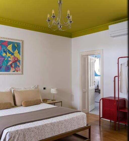 غرفة قياسية مزوَّدة بتراس, B&b Villa Ebe