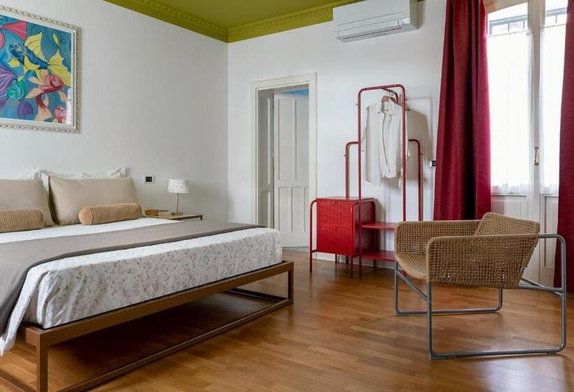 غرفة قياسية مزوَّدة بتراس, B&b Villa Ebe