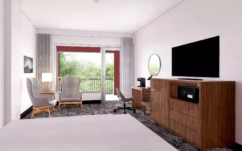 اتاق استاندارد با تخت بزرگ, River S Edge Hotel Portland, Tapestry Collection By Hilton