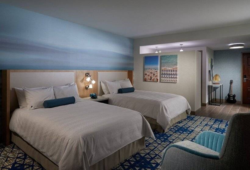 풀장 전망 디럭스 룸, Seminole Hard Rock Hotel & Casino Hollywood