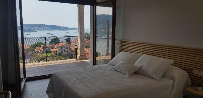 استودیوی استاندارد با چشم‌انداز دریا, Mirador Ría De Aldán Apartamentos