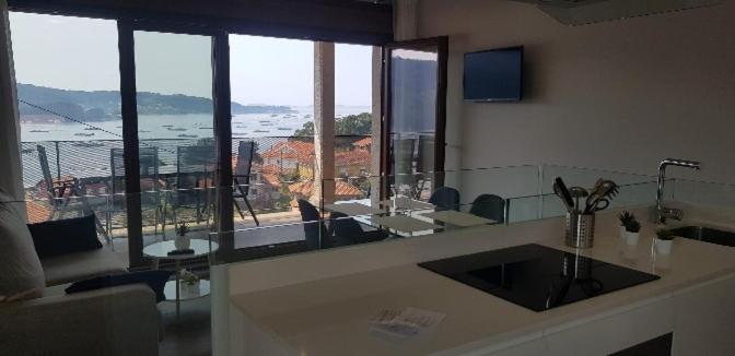Студия Стандарт Вид на Море, Mirador Ría De Aldán Apartamentos