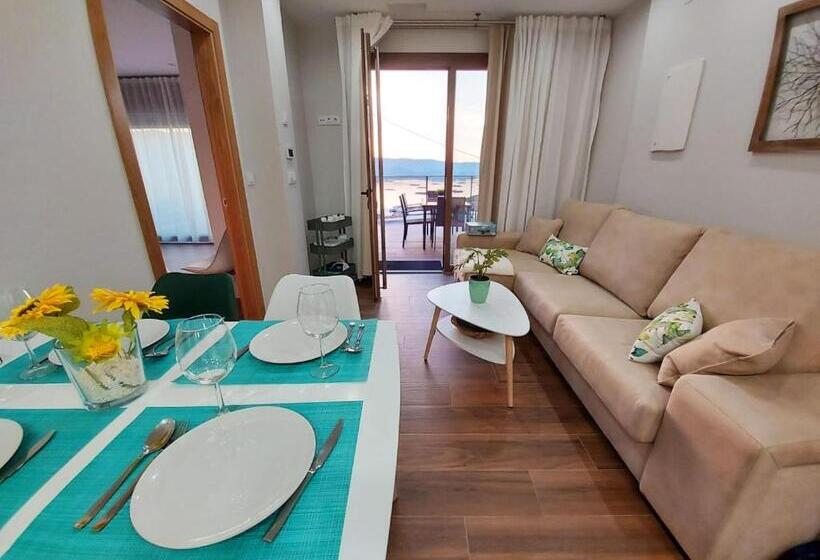 آپارتمان 1 خوابه با چشم‌انداز دریا, Mirador Ría De Aldán Apartamentos