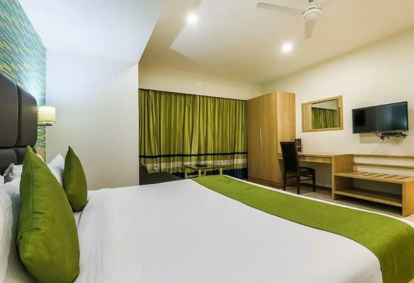 キングサイズベッドのデラックスルーム, Magnus Star Residency Koregaon Park Annexe
