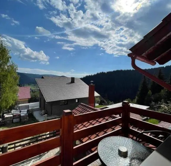 バルコニー付きデラックスルーム, Villa Montana Borsec