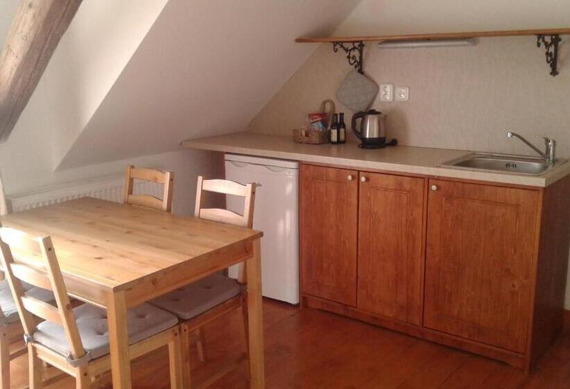 סטודיו סטנדרט עם מרפסת, Penzion Dvůr Krasíkov