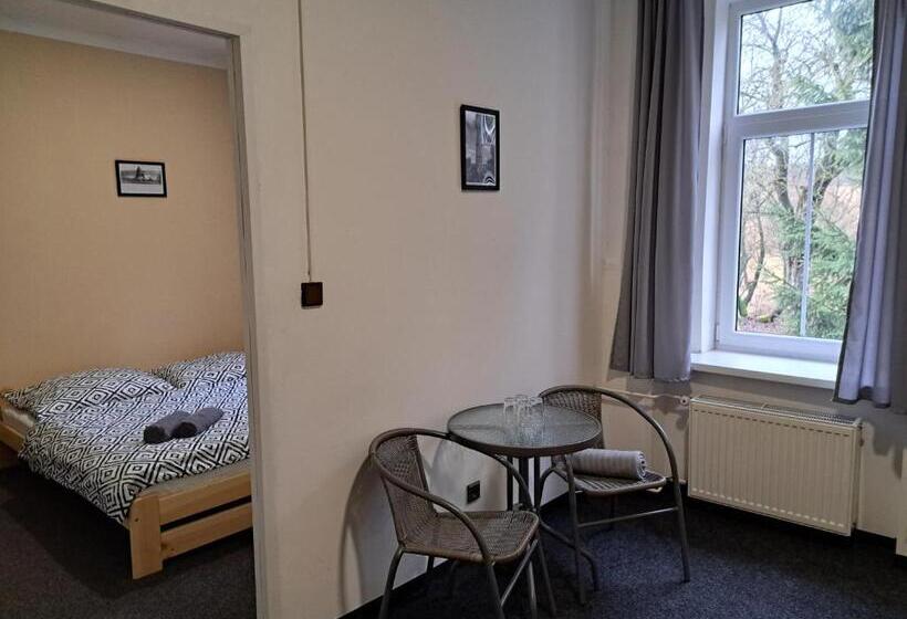 חדר משפחתי, Pension U Johnů