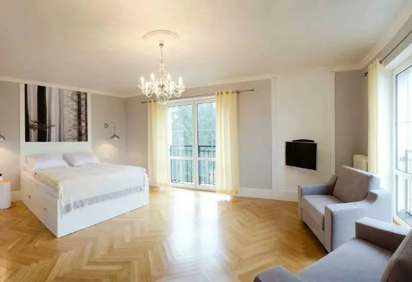 １ベッドルームのスーペリアアパートメント, Spa Hotel Garni Löwenstein