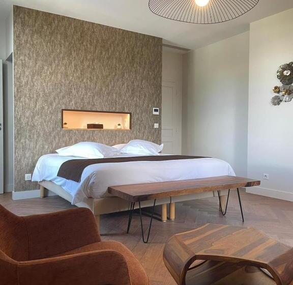 Номер Deluxe, Hôtel & Restaurant   Le Manoir Des Cèdres   Piscine Chauffée Et Climatisation